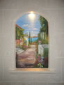Foyer Niche, Mediterranean Mural
